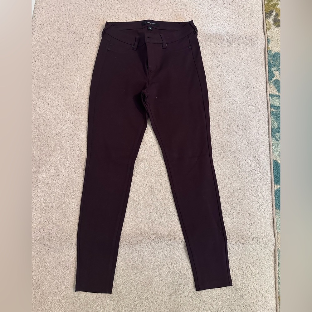 Liverpool Deep Plum Skinny Pants